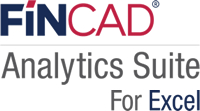 FINCAD Analytics Suite for Excel