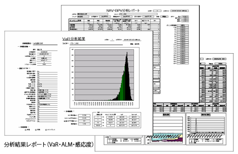 分析結果レポート(VaR・ALM・感応度)