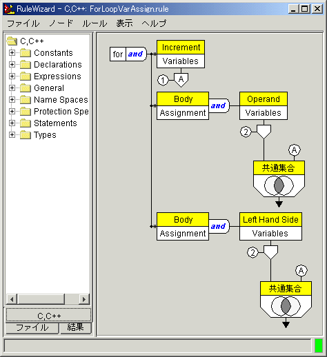 静的解析ツールC/C++test：RuleWizard で作成したユーザ定義ルールの例2