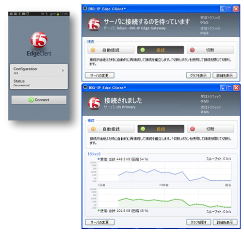 F5 BIG-IP Access Policy Manager　画面