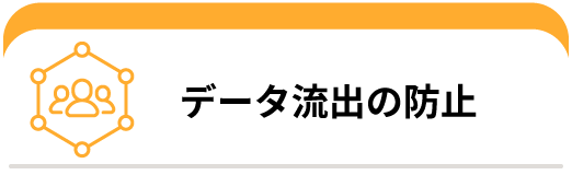 データ流出の防止
