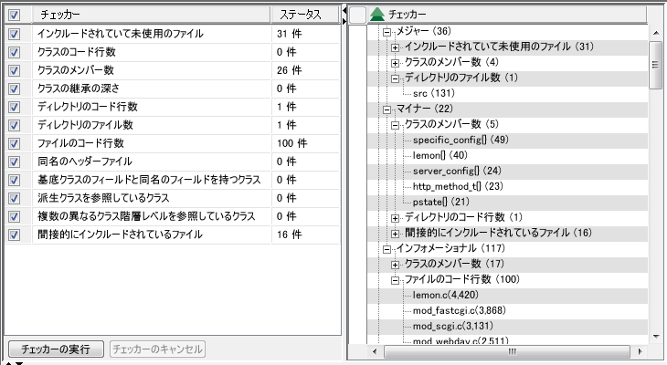 アーキテクチャチェッカーによる構造評価