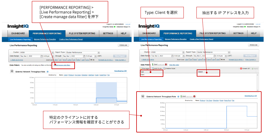 2-1. 特定の端末の抽出-InsightIQ