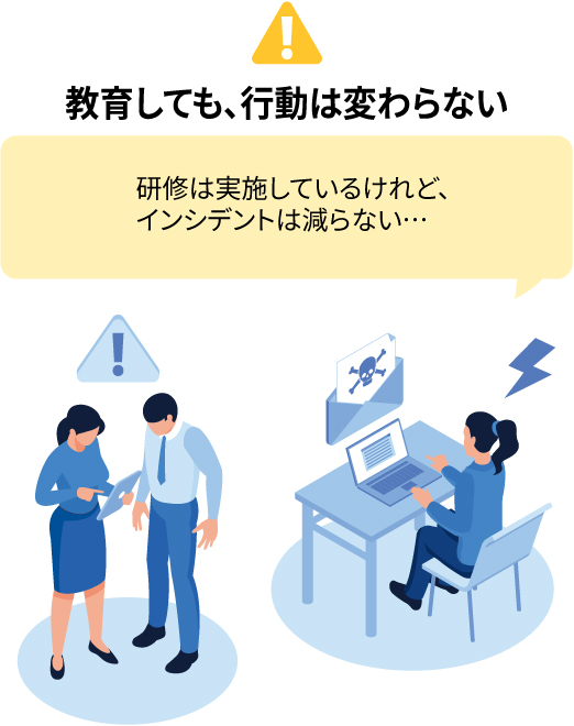 教育しても、行動は変わらない