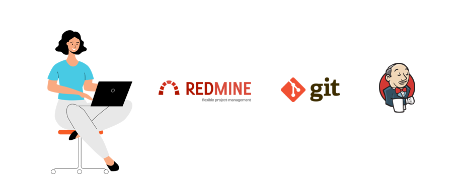 Git+Jenkins+Redmineまとめて導入支援の運用例